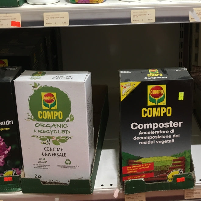 COMPO terriccio e concimi da Orto e da Giardino